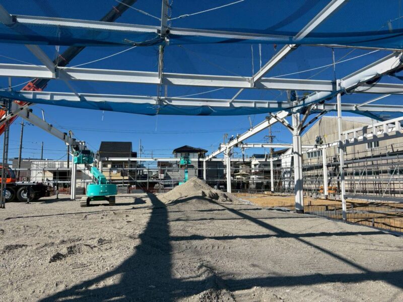 浜松市の物件の建方が始まりました